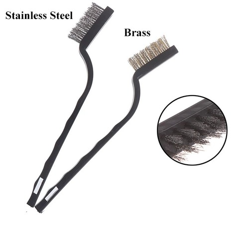 3 Size Dental Instrument Burs Stainless Steel / Brass Wire Brush