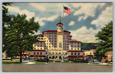 c1950s Broadmoor Hotel Cheyenne Mountain Colorado Springs Vintage Postcard