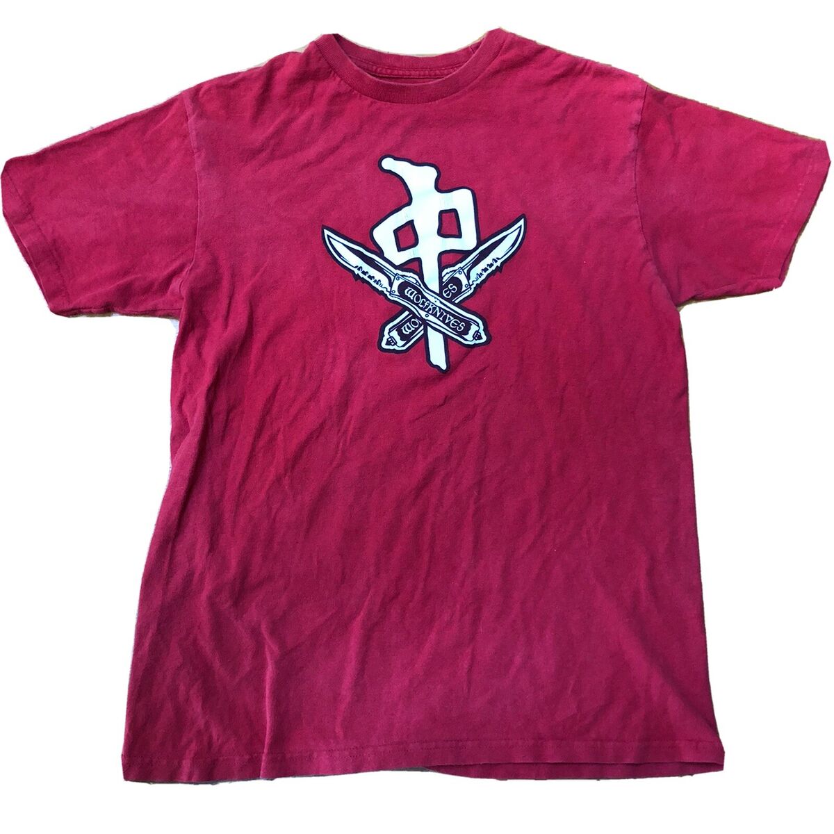 Vintage 2000s RDS Red Dragon Skate Wolfknives T Shirt Jason Vintage 2000s RDS Red Dragon Skate Wolfknives T Shirt Jason