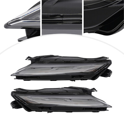 Pair For 2023-24 Chevy Blazer Upper LED Daytime Running Lights Fog Lights LH+RH