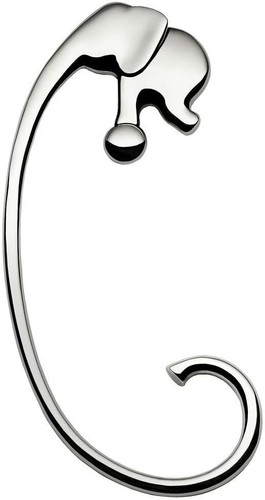 Gancio Tavolo Borsa Alessi FGO05 Jumbo in Acciaio Inox - Appendi Borsa - 第 1/7 張圖片