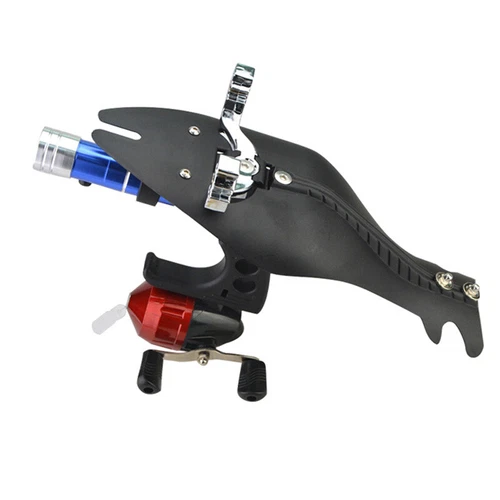 Fishing Catapult Set Powerful Bow Sling Bowfishing Hunting Darts Reel Archery - Picture 11 of 12