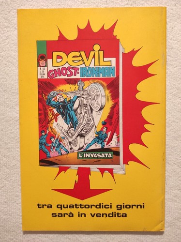 DEVIL GHOST IRON MAN N. 112 - EDITORIALE CORNO - NO RESA - QUASI EDICOLA - Foto 2 di 8