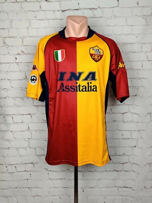 Football shirt soccer FC AS Roma European Third 2001/2002 Kappa