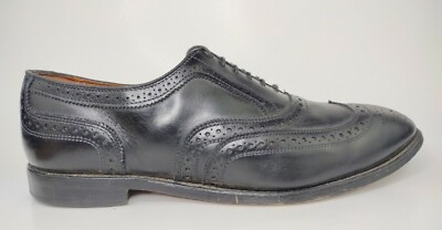 Allen Edmonds Black Leather McAllister Wingtip Oxford Size 11D | eBay