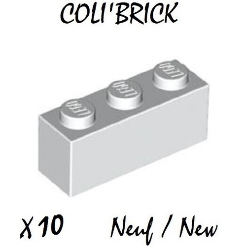 Lego 3622 - Brick 1x3 White - Faites votre choix - 362201 367537 45505 Neuf - Picture 3 of 4