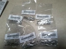 Lot of 6 New Graham-Field 3822-1 Chain Bib Holder, Length 12"