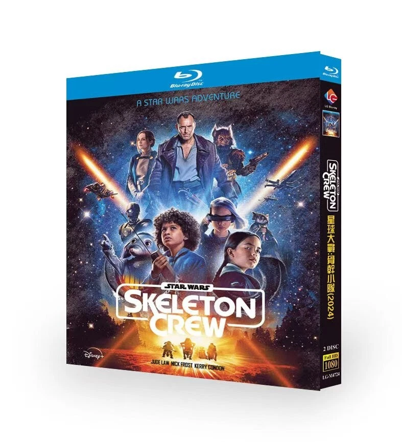 Star Wars: Skeleton Crew (2024) TV Series 2-Disc All Region free Boxed English