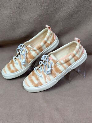 Sperry Women's Pier Wave Ltt Sneaker Size 6- Peach - STS87260