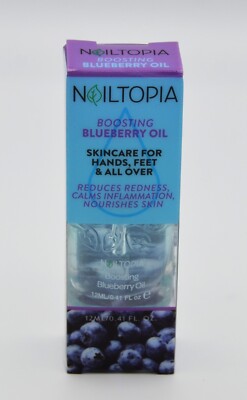 Nailtopia Boosting Blueberry Oil For Hands Feet Dry Cracking Nails And All Over