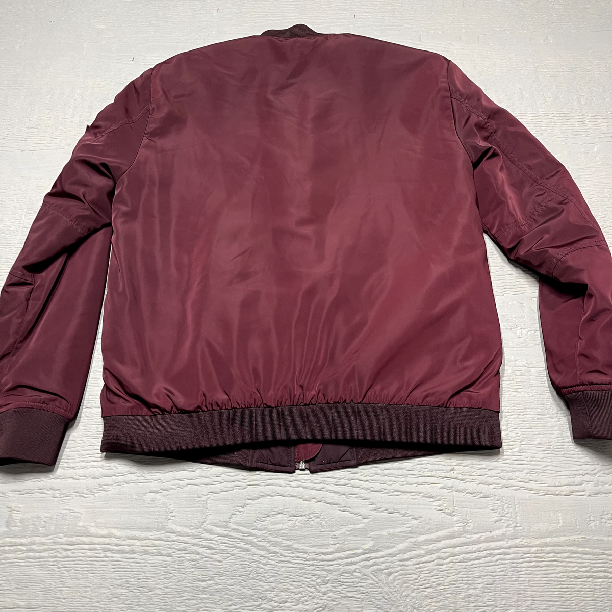 ZARA ムートンジャケット ボルドー ワインレッド サイズL ZARA