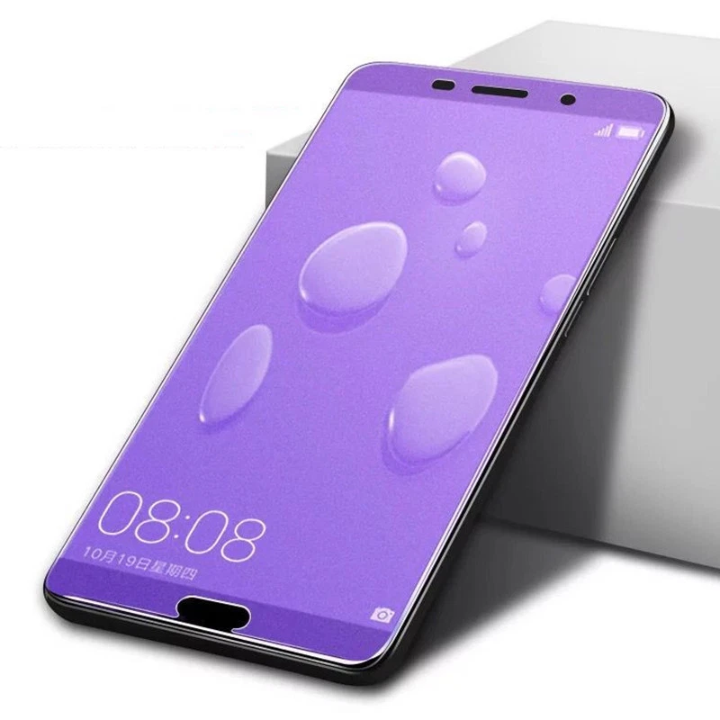 Película de vidrio templado transparente anti-luz azul cubierta completa para huawei mate 9 10 10 Pro Foto 2 de 4
