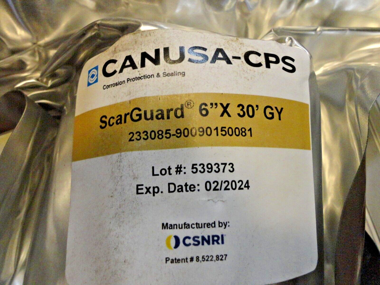 CANUSA-CPS SCARGUARD 6" X 30' GY
