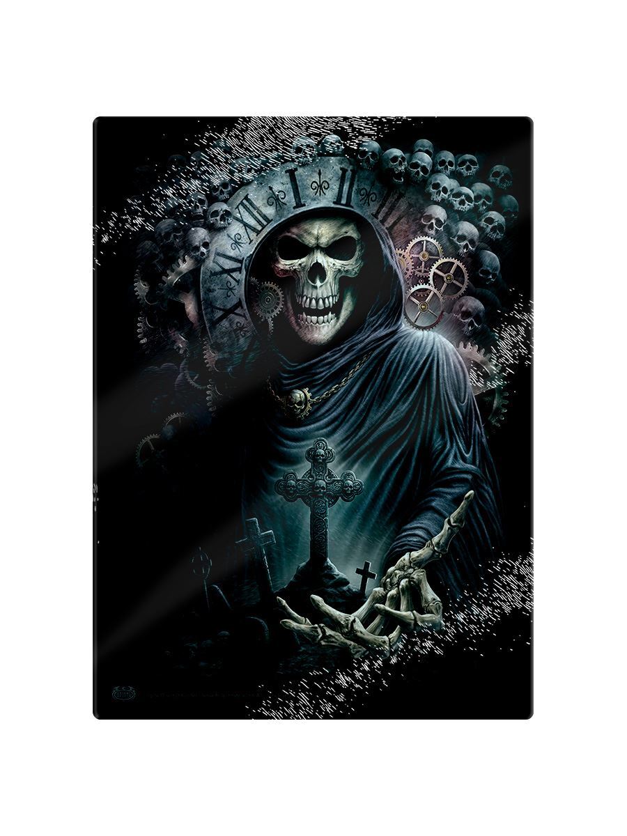 Spiral Reaper Time Rectangular Chopping Board