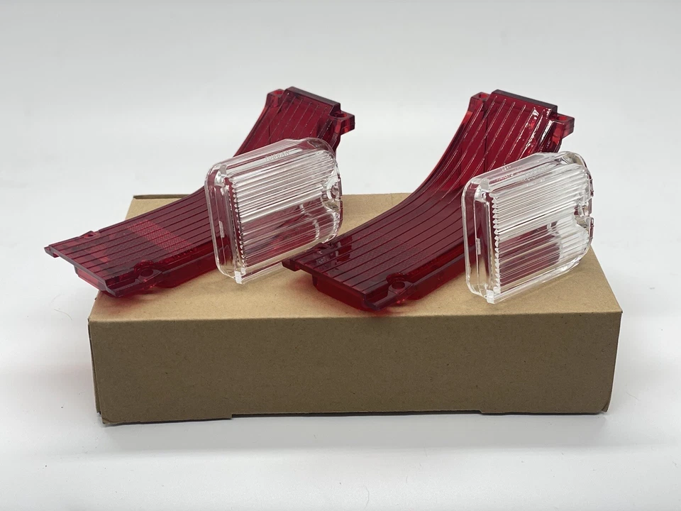 1966 Chevy Chevelle Tail Light Lens Back Up Lamp Lens Set - Image 2 of 4