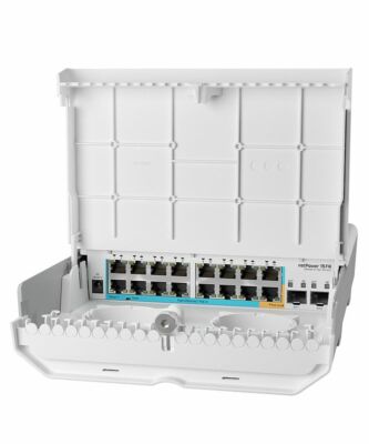 Mikrotik netPower 15FR with 800MHz CPU|256MB RAM |16 x 10/100Mbps Ethernet ports