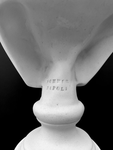 PLATO MARBLE BUST / SCULPTURE ON PLINTH - MADE IN ENGLAND 13" - Picture 8 of 10