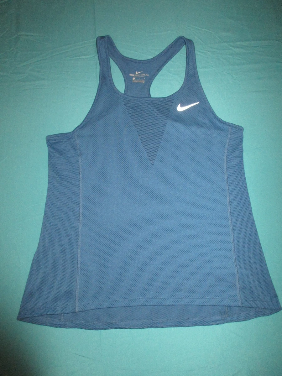 NIKE ZONAL COOLING Womens Blue Tank Top Size Medium M