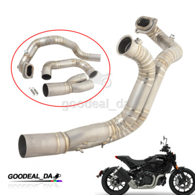 Slip For Indian FTR1200 2018-2020 Exhaust Escape Header Link Pipe Titanium Alloy