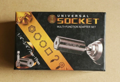 Universal Socket Wrench Magical Grip Multi Tool Drill Adapter Heavy Duty 1/4-3/4
