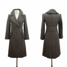Club Monaco $598 Military Green Double Breasted Wool Blend Byannca Coat Size Xs