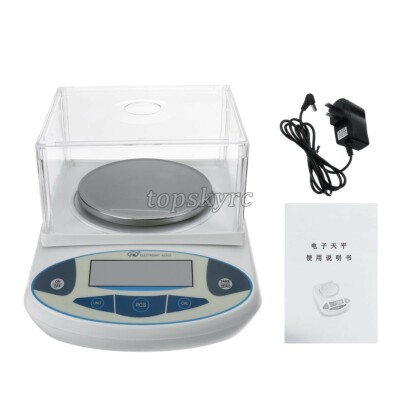 2000x0.01g Digital Lab Scale Balance Electronic Scale Portable High Precision