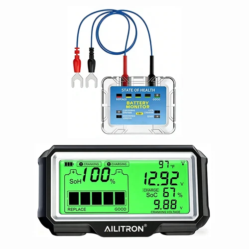 12V Bluetooth Wireless Battery Test Monitor Battery Volt Charge Status Analyzer