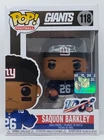 Funko POP! Football - Saquon Barkley #118 Home Jersey NY Giants NFL DAMAGED BOX