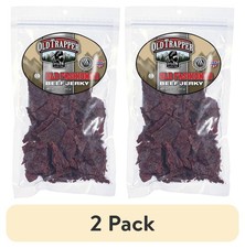 2 pack Old Trapper Naturally Smoked Original Old Fashioned Beef Jerky 10oz