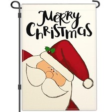 Merry Christmas Garden Flag Outdoor Christmas Vacation Decorations Funny Xmas