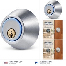 All-new Deadbolt Door Lock Set, ANSI/BHMA Grade 3 Enhanced Security Entry Dea...