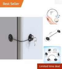 Multipurpose Refrigerator Lock with Extra Strong Adhesives - Easy Installation