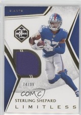 2019 Panini Limited Limitless Materials 74/99 Sterling Shepard #LM-9 ms9