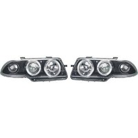 Scheinwerfer Passend FüR Set Opel Astra Baujahr 94-98 Klarglas/Schwarz