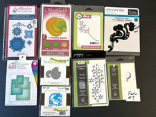 Branded Cutting Dies LOT Fun Variety Metal 7 Thin Die New/Used Spellbinders