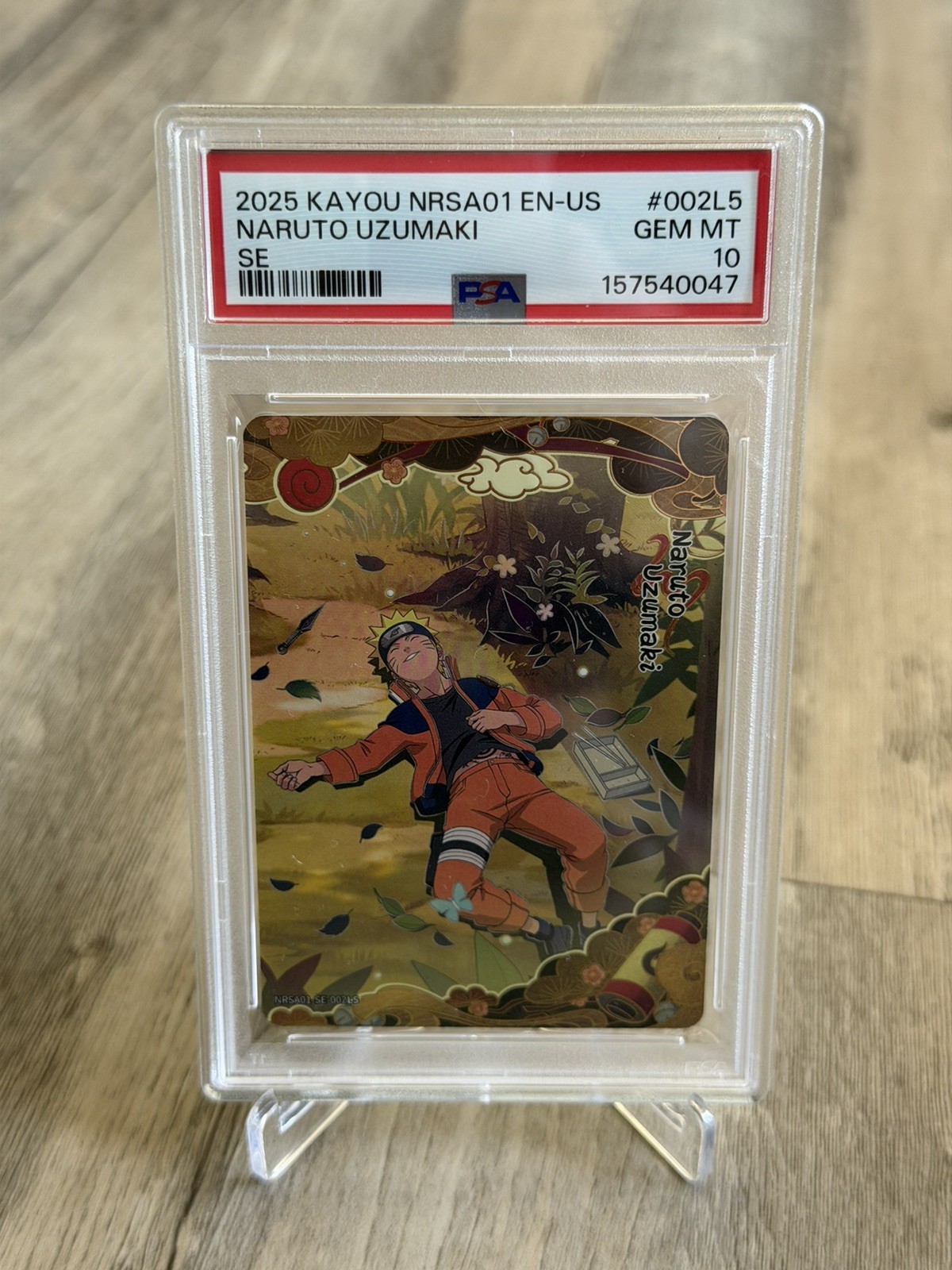 2025 #002L5 NARUTO UZUMAKI PSA 10 view 1