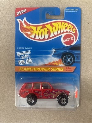 1996 Hot Wheels Range Rover 4x4 Flamethrower Series 3 of 4 Car Set #386