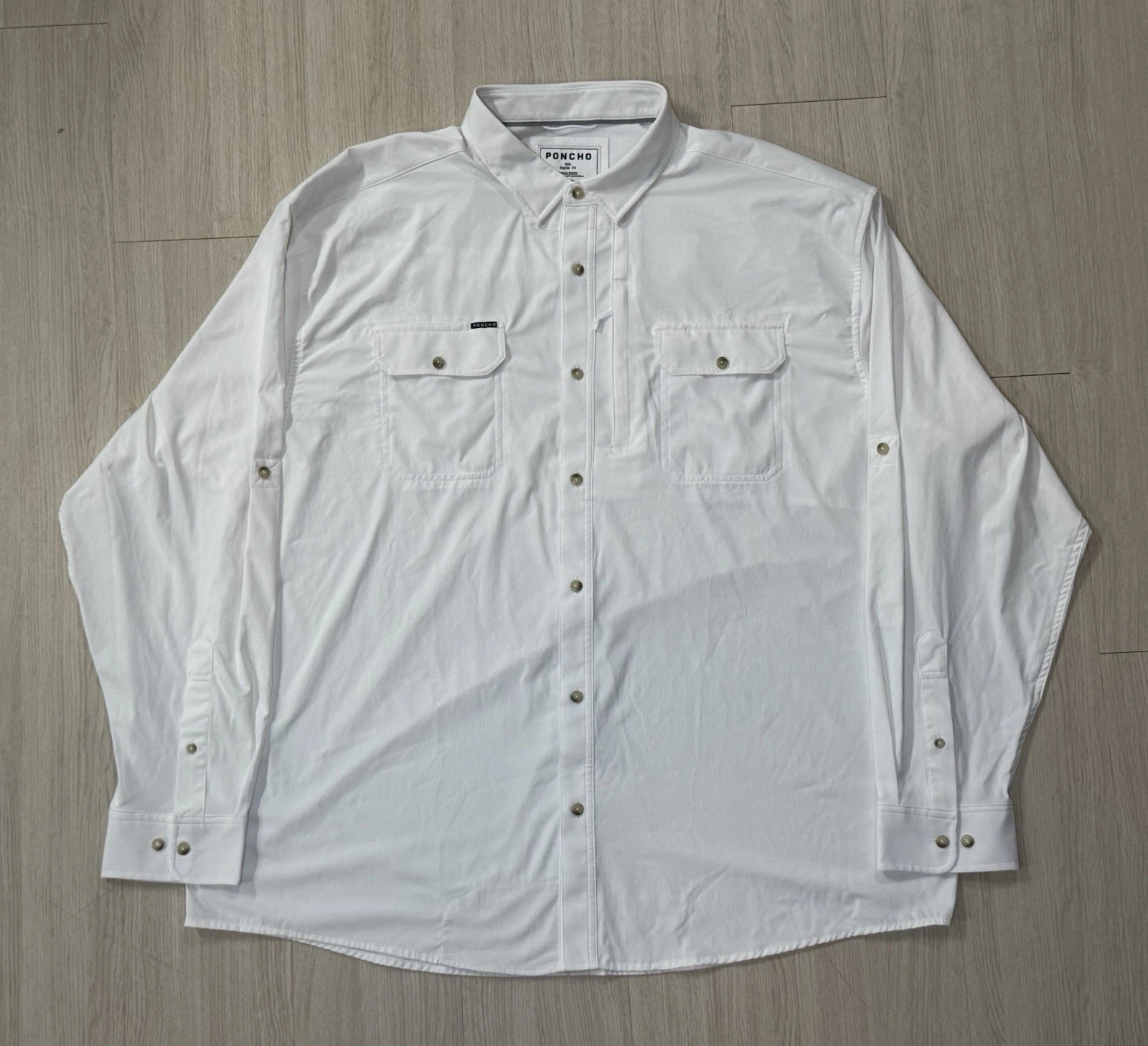 Poncho Outdoors ‘The Iceman’ Original Long Sleeve Button Up Shirt XXL Vented
Opens in a new window o