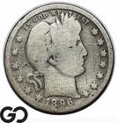 1896-O Barber Quarter, Better New Orleans Issue