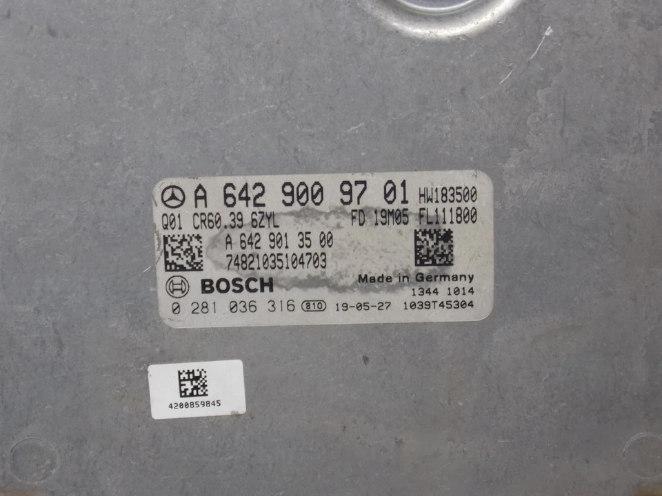 2010-2018 MERCEDES-BENZ SPRINTER 2500 ENGINE COMPUTER ECU ECM 6429009701 OEM - Image 3 of 4
