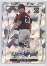 2020 Leaf Metal Draft Silver Crystals Christian Roa #BA-CR1 Auto 1u6