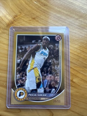 2025-26 Bowman - Pascal Siakam #79 Gold /50