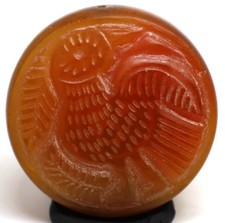 Ancient Agate Roman Intaglio-seal Stone Lovely Bead Amulet