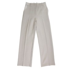 Babaton Atelier High-Waisted Wide Leg Trousers - Beige Size 4