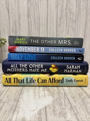 Lot Of 5 Books Fiction Various Authors