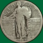1927-D Standing Liberty Quarter Very Good VG Coin #38487