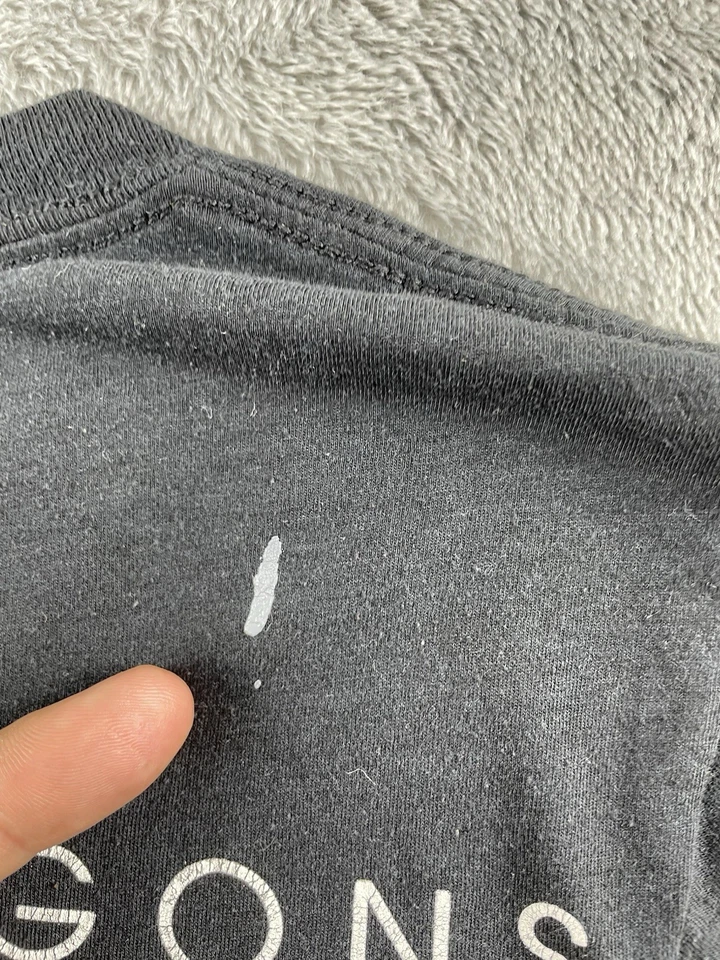 Imagine Dragons T 恤成人小号 Evolve 2017 Concert Tour Band T 恤阅读 — 第 3/4 张图片