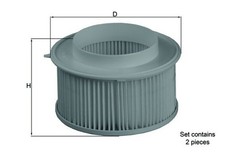 Innenraumfilter MAHLE LA 15/S Partikelfilter für PORSCHE 993 911 89,0mm Targa