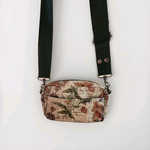 Patricia Nash Piper Coated Canvas Crossbody w/Pouch-Parisian Newspaper-$199.95 - Picture 7 of 11
