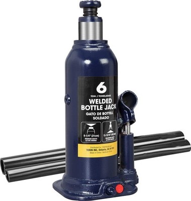Big RED AT90603UR Torin Welded Hydraulic Car Bottle 6 Ton（12,000 lbs）, Blue 